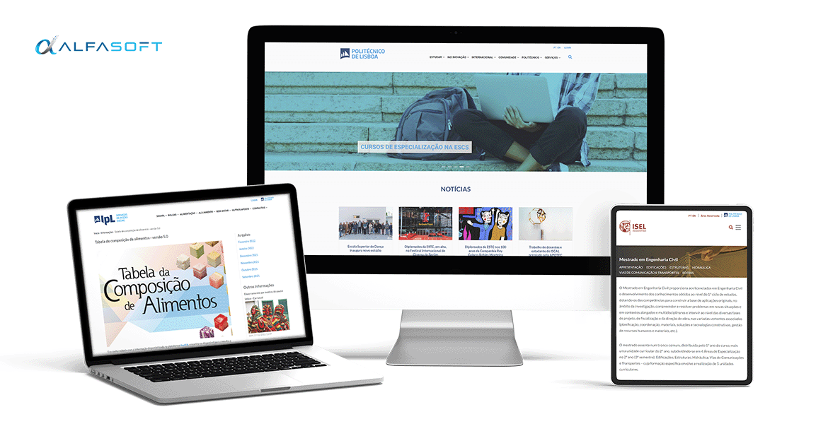 New image of the Politécnico de Lisboa websites continues being launched